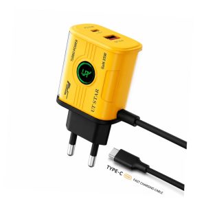 UT STAR QC 3.0 & TYPE-C TRAVEL CHARHER (UT-103) [CH UT-103]